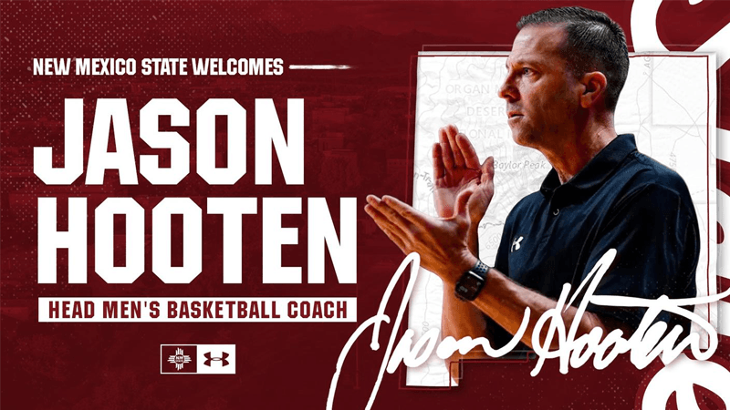 Jason Hooten Takes the Reins as NM State Men's Basketball Team's Head Coach