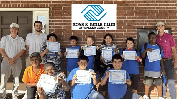 SHSU Golf Clinic Opens a New World of Sports for Boys & Girls Club of Walker County Youth