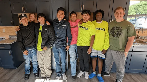 Huntsville High School Students Build Custom Tiny Homes and Sheds for Veterans