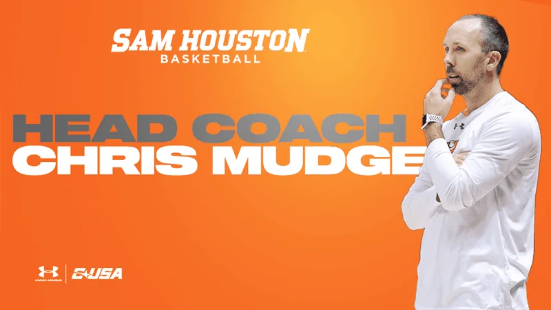 Former Associate Head Coach Chris Mudge Takes Helm as Head Coach for Sam Houston Men's Basketball