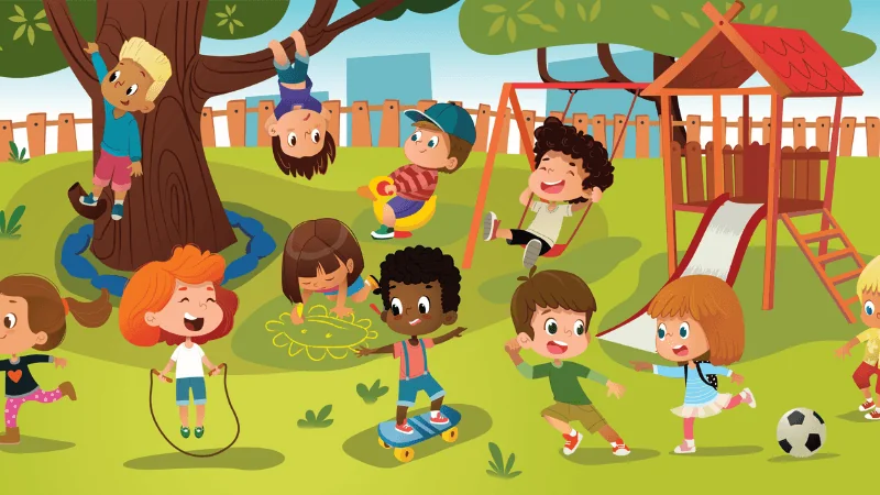 Samuel Walker Houston Elementary New Playground Build