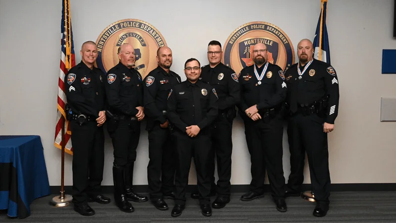 Huntsville Police Officers Honored for Bravery and Service in October Incident