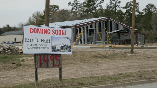 New Location Coming Soon: Rita B. Huff Humane Society