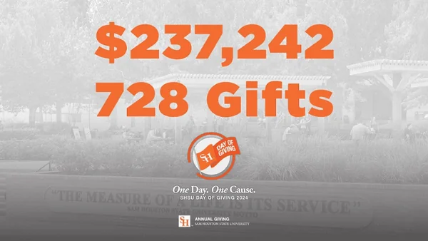 SHSU's Inaugural Day of Giving Surpasses Goals, Raises Over $237K