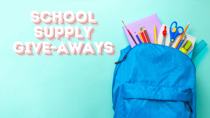 School Supply Giveaways in Huntsville, TX
