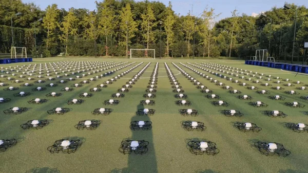 Sam Houston Hosts Hawaii in Home Opener with Spectacular Drone Show