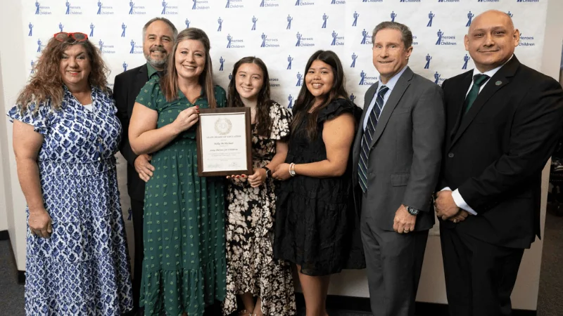 Holly McMichael Honored with SBOE Heroes for Children Award for Literacy Advocacy