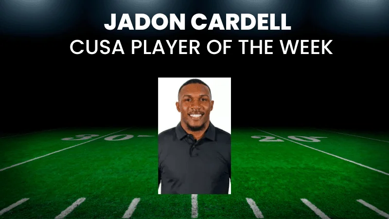 Jadon Cardell Earns C-USA Special Teams Player of the Week Honors
