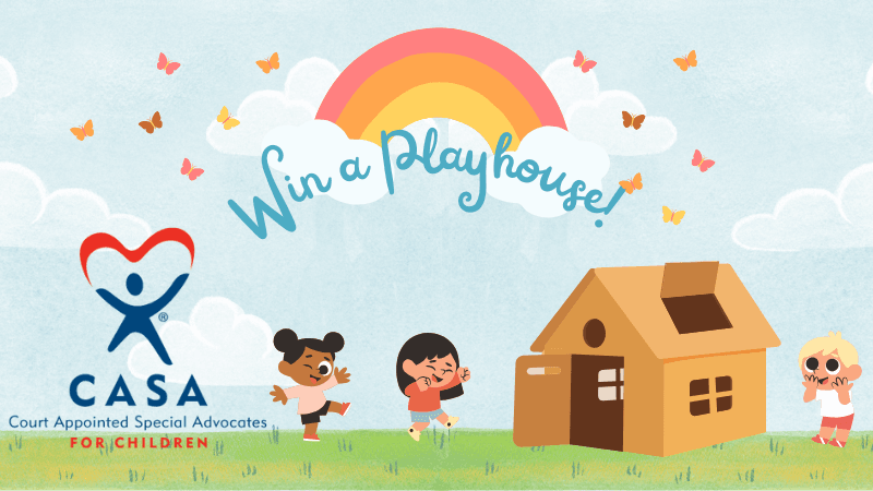 CASA's Parade of Playhouses Returns: Win a Unique Playhouse This Holiday Season!