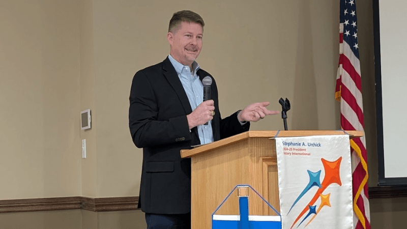 Trey Wharton Shares Legislative Priorities at Huntsville Rotary Club