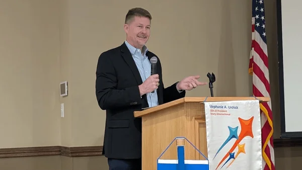 Trey Wharton Shares Legislative Priorities at Huntsville Rotary Club