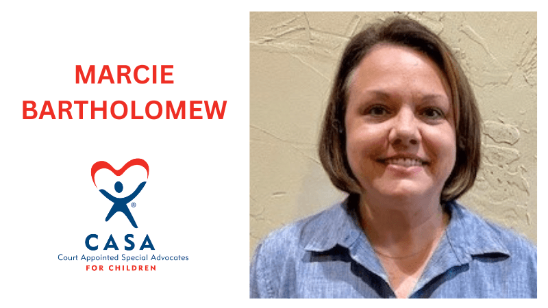 Marcie Bartholomew Named CASA's February Advocate of the Month