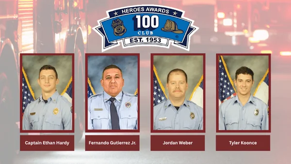 Four Huntsville Firefighters Receive Firefighter of the Year Honors