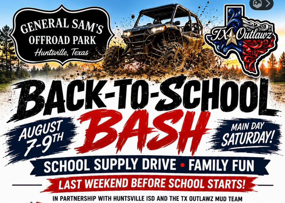 Back-to-School Bash at General Sam’s Offroad Park