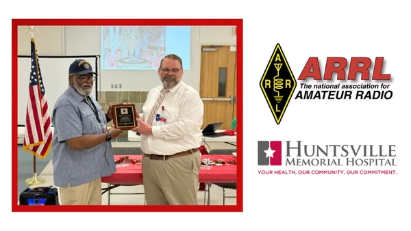 Huntsville Memorial Hospital recognizes amateur radio partners for emergency communications work