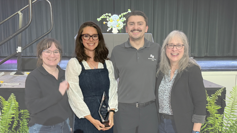 SHSU staff member Sarah Burchett earns Academic Affairs honor