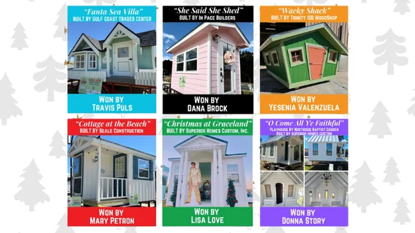 Parade of Playhouses raffle raises more than $30,000 for CASA