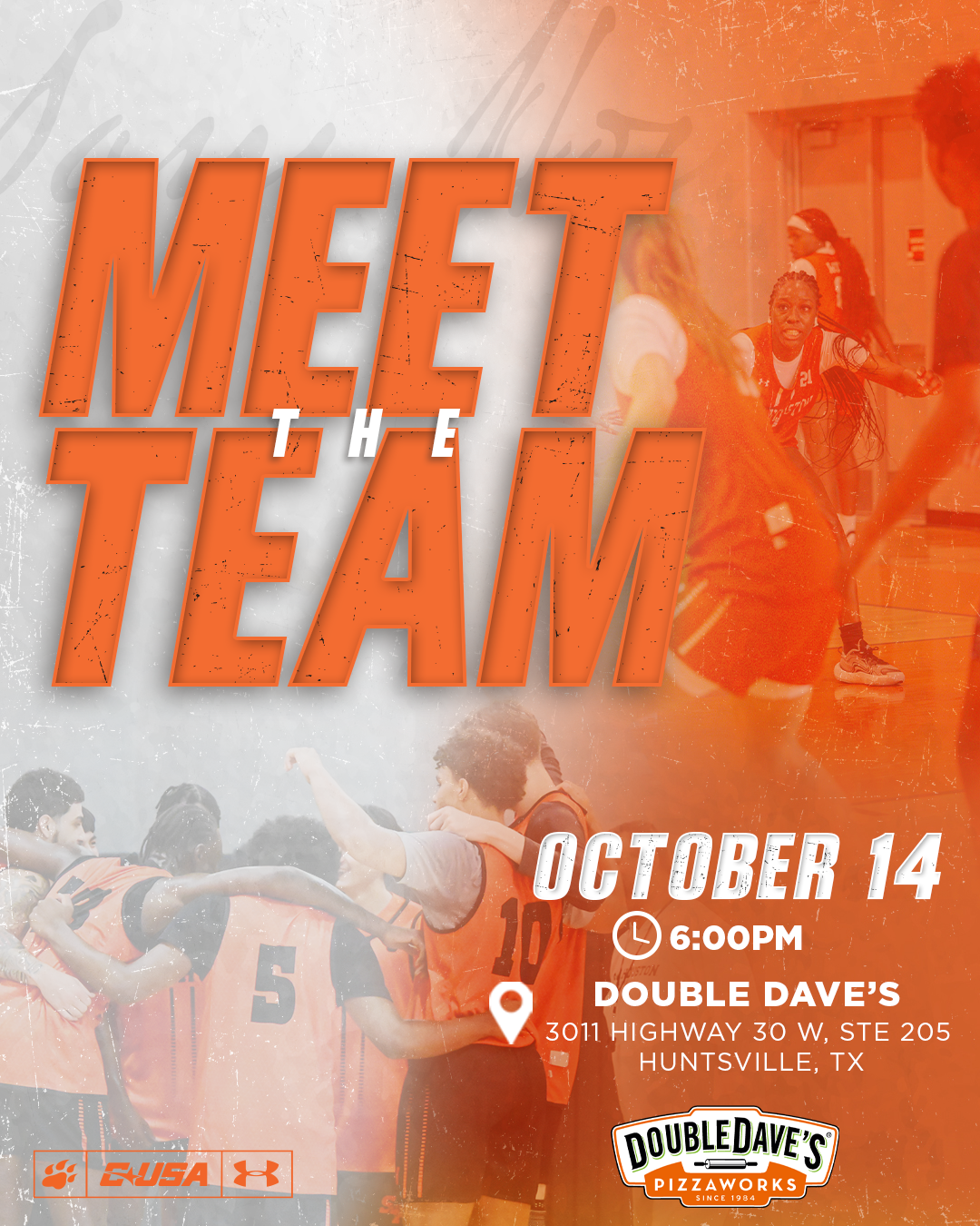 Meet the Team – Bearkat Basketball Night at Double Dave’s