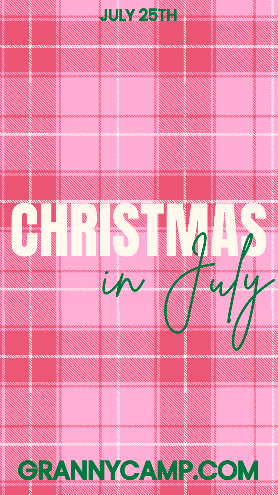 Christmas in July at Granny Camp