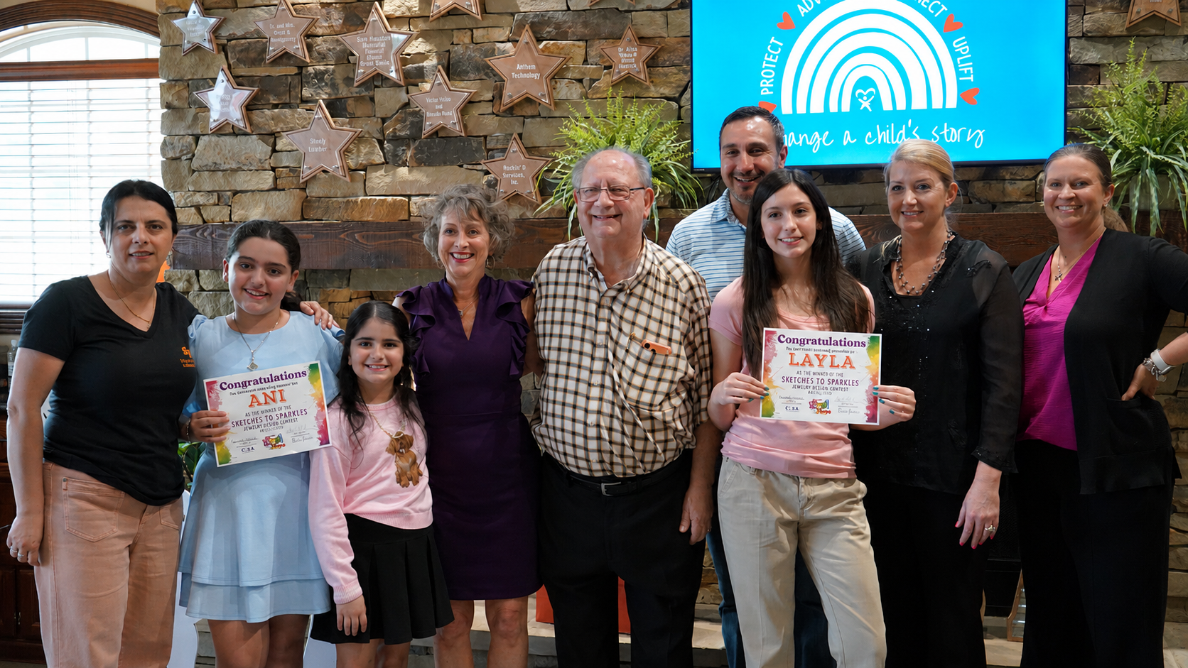 CASA Names Two Winners in Sketches to Sparkles Jewelry Design Contest