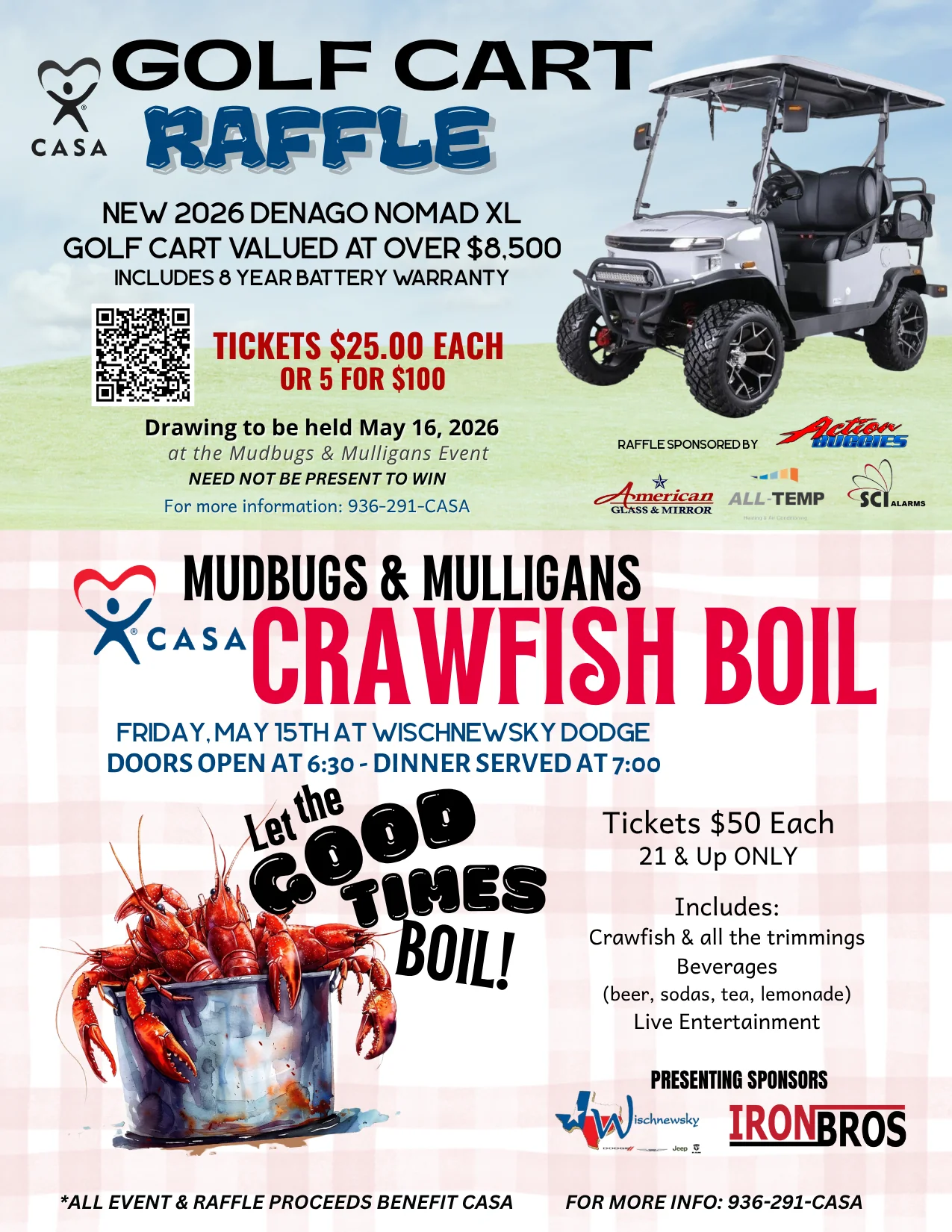 raffle crawfish poster